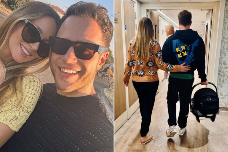 Olly Murs becomes dad for second time as wife gives birth to baby son and reveals adorable newborn’s name